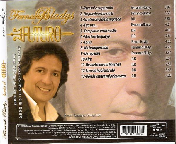 fernando bladys hacia el futuro 2008 back